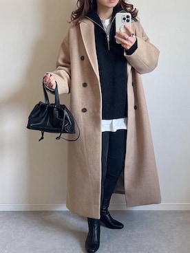 「ENsMOL.（エンスモール）のアイテム」を使った、naaao25ysさん（レディース・148cm）の冬コーディネート