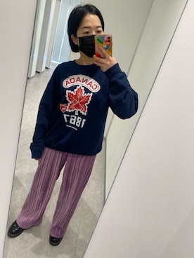 「Dr. Martens（ドクターマーチン）のアイテム（シューズ、ブラック系）」を使った、naruthさん（レディース・155cm）の春コーディネート