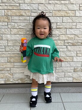 yayaさん(キッズ・70cm)の秋コーディネート