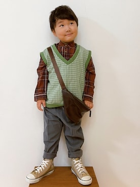 yayaさん(キッズ・100cm)の秋コーディネート