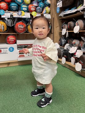 yayaさん（キッズ・70cm）の夏コーディネート