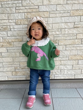 yayaさん（キッズ・80cm）の秋コーディネート