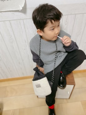 「5歳」｜「アイテム（ベスト）」を使った、yayaさん（キッズ・110cm）の秋コーディネート