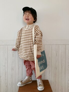 yayaさん（キッズ・90cm）の冬コーディネート