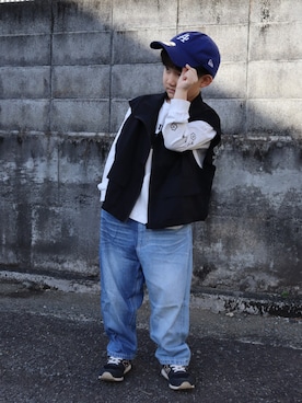 yayaさん（キッズ・121cm）の春コーディネート