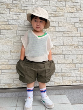 yayaさん（キッズ・90cm）の夏コーディネート