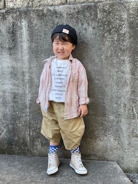 yayaさん（キッズ・90cm）の秋コーディネート
