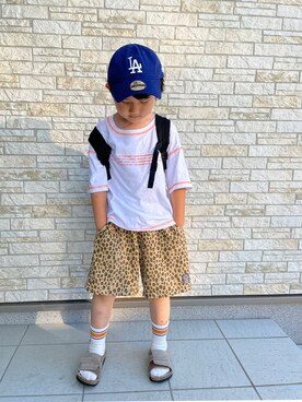 「夏のTシャツフェス」｜「アイテム（その他）」を使った、yayaさん（キッズ・110cm）の夏コーディネート