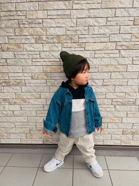 yayaさん（キッズ・90cm）の秋コーディネート