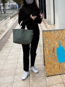 「THREAD-LINE（スレッドライン）のアイテム」を使った、Mさん（レディース・166cm）の秋コーディネート