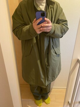 「RAGEBLUE（レイジブルー）のアイテム（モッズコート）」を使った、ge-chuさん（メンズ・178cm）の冬コーディネート
