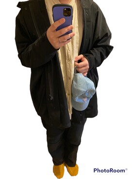 「Guess（ゲス）のアイテム（帽子）」を使った、ge-chuさん（メンズ・178cm）の春コーディネート