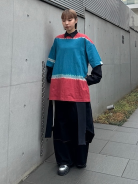 「UN3D.（アンスリード）のアイテム」を使った、YURIKAさん（レディース・167cm）の春コーディネート