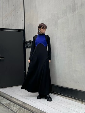 「UN3D.」｜YURIKAさん（レディース・167cm）の秋コーディネート