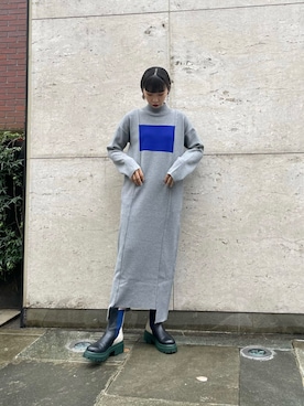 「サイドゴアブーツ」｜YURIKAさん（レディース・167cm）の冬コーディネート