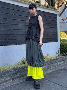 VOLUME BALLOON TOP【セットアップ着用可能】｜アンスリード（UN3D