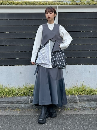 UN3D.（アンスリード）の「WAVE ASYMMETRY VEST / ウェーブ