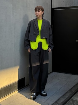 「UN3D.(アンスリード)のアイテム」を使った、YURIKAさん(レディース・167cm)の冬コーディネート