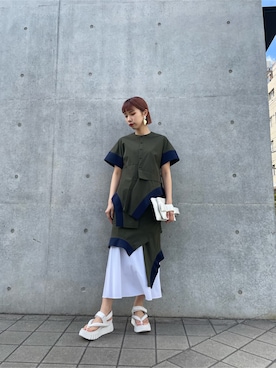 「UN3D.」｜YURIKAさん（レディース・167cm）の春コーディネート