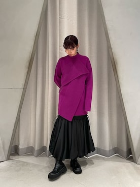 「UN3D.」｜YURIKAさん（レディース・167cm）の秋コーディネート