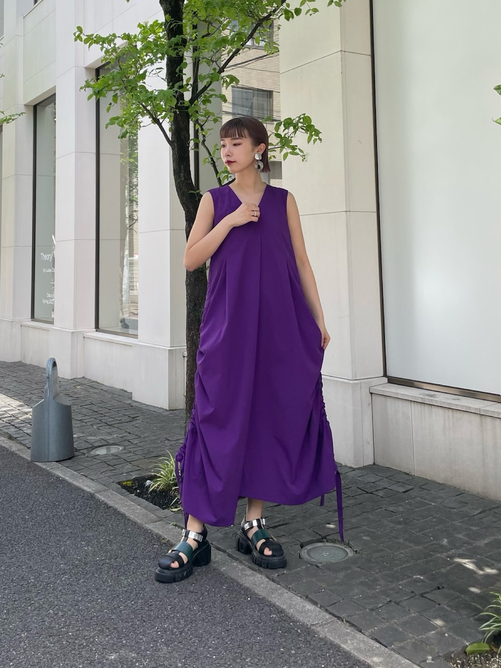 アンスリードニット UN3D./アンスリード】SEE THROUGH LAYERED KNIT/レイヤード