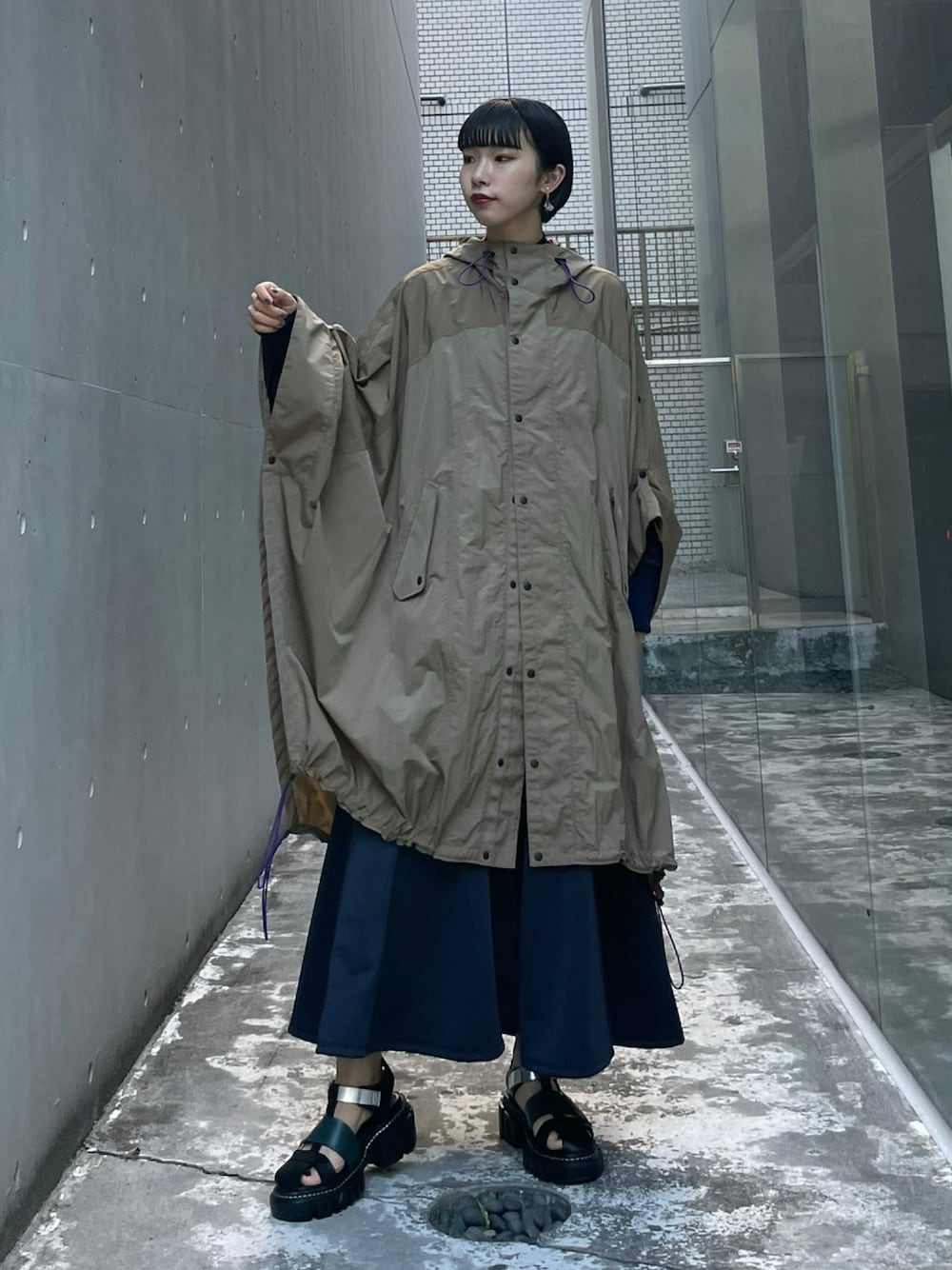 UN3D.コンパクトナイロン　フーディーコート UN3D.（アンスリード）の「コンパクトナイロンフーディーコート