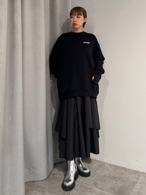 ASYMME LAYERED PT / アシメレイヤードパンツ（その他パンツ）｜UN3D