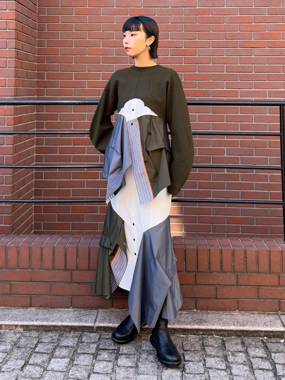W WRAP SK / ダブルラップスカートを使った人気ファッション