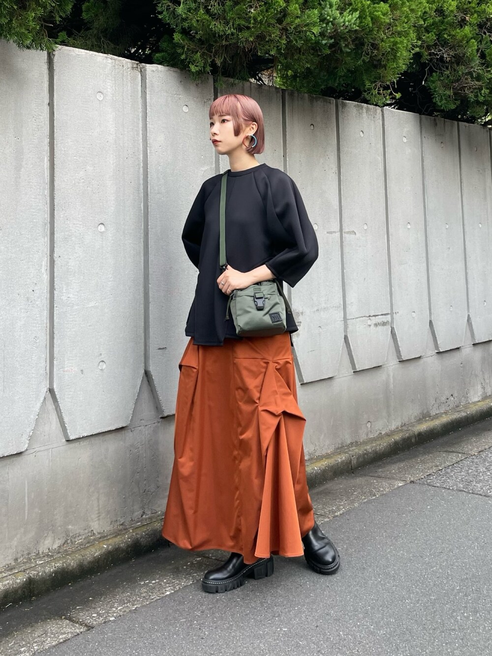 新品、アンスリードUN3D.オレンジスカート！ UN3D.（アンスリード）のファッション通販 - ZOZOTOWN（カラー