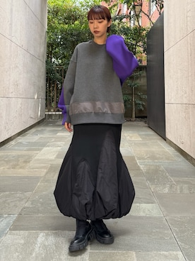 「アイテム（スウェット）」を使った、YURIKAさん（レディース・167cm・20代）の秋コーディネート