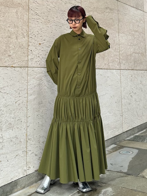 UN3D ローギャザーフレアワンピース