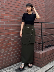 UN3D. 3WAY WRAP SK / 3WAYラップスカート セール】3WAY WRAP SK / 3WAYラップスカート（スカート）｜UN3D