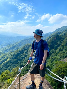 「BUFF（バフ）のアイテム」を使った、smith667さん（メンズ・168cm）の秋コーディネート