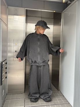 「アイテム（ジャージ）」を使った、おのでさん（メンズ・168cm・20代）の秋コーディネート