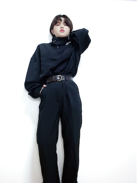 「アイテム（スラックス）」を使った、☆NANA☆さん（レディース・148cm）の秋コーディネート