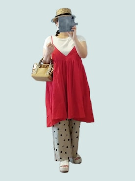 「アイテム（ピアス（両耳用））」を使った、naginagiさん（レディース・165cm）の夏コーディネート