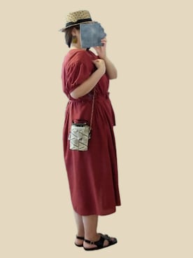 「アイテム（ワンピース/ドレス）」を使った、naginagiさん（骨格ストレート・レディース・165cm）の秋コーディネート