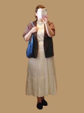 「しまむら（シマムラ）のアイテム」を使った、naginagiさん（レディース・165cm）の秋コーディネート