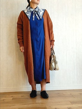 「INASTUDIOS（イーナストゥディオス）のアイテム」を使った、naginagiさん（レディース・165cm）の秋コーディネート