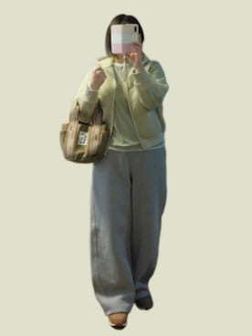 「Java（ジャバ）のアイテム（ショルダーバッグ）」を使った、naginagiさん（レディース・165cm）の冬コーディネート