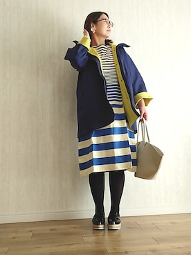 「ヒラキ（ヒラキ）のアイテム」を使った、naginagiさん（骨格ストレート・レディース・165cm）の秋コーディネート