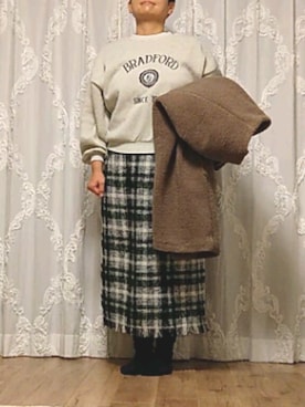 「アベイル」｜「アイテム（ジャケット/アウター）」を使った、naginagiさん（レディース・165cm）の冬コーディネート
