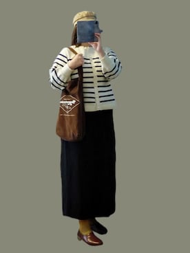 「しまむら（シマムラ）のアイテム」を使った、naginagiさん（レディース・165cm）の秋コーディネート