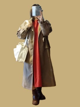 「アイテム（その他）」を使った、naginagiさん（レディース・165cm）の秋コーディネート