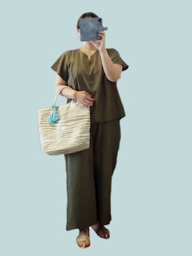 「アイテム（ピアス（両耳用））」を使った、naginagiさん（レディース・165cm）の夏コーディネート