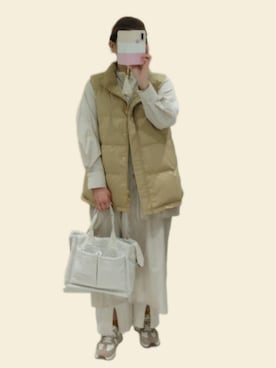 「ぽっちゃり」｜naginagiさん（レディース・165cm）の冬コーディネート