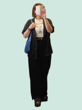 「アイテム（ピアス（両耳用））」を使った、naginagiさん（レディース・165cm）の秋コーディネート