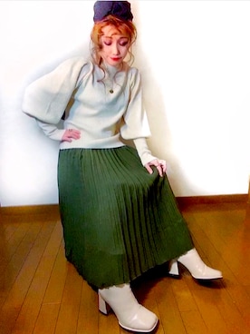 「フォロバ」｜「アイテム（その他）」を使った、Gini   Akiさん（レディース・153cm）の秋コーディネート