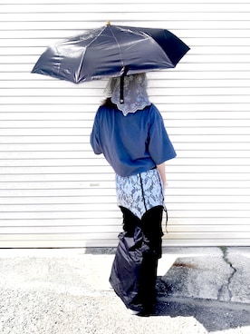 「アイテム（財布/小物、ホワイト系）」を使った、Gini   Akiさん（レディース・150cm）の夏コーディネート