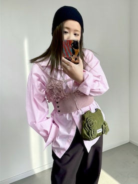 Gini Akiさん(レディース・150cm)の春コーディネート